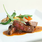 インポート牛フィレ肉のソテー　粒マスタードソース