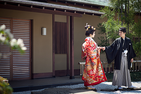 親御様も一緒に<br>和装前撮り