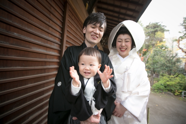 お子様も一緒の結婚式