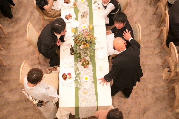 お子様も一緒の結婚式