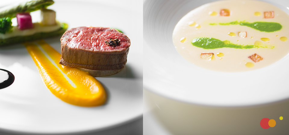 お食事とデザート